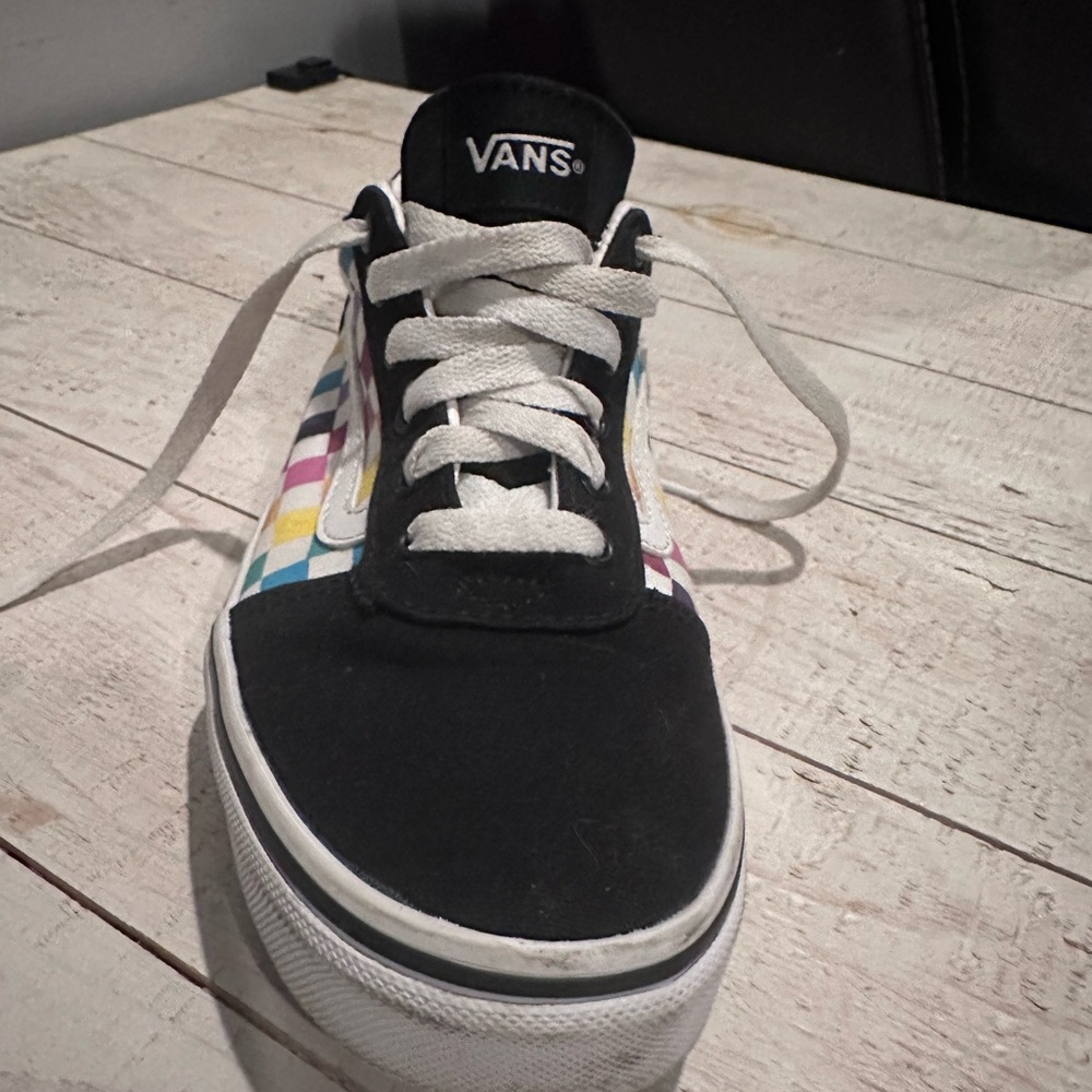 Checkered Rainbow VANS